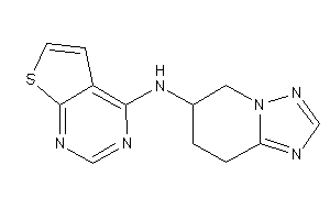 5,6,7,8-tetrahydro-[1,2,4]triazolo[1,5-a]pyridin-6-yl(thieno[2,3-d]pyrimidin-4-yl)amine