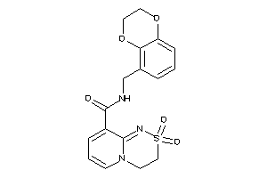 N-(2,3-dihydro-1,4-benzodioxin-5-ylmethyl)-2,2-diketo-3,4-dihydropyrido[2,1-c][1,2,4]thiadiazine-9-carboxamide