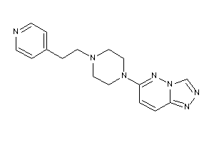 6-[4-[2-(4-pyridyl)ethyl]piperazino]-[1,2,4]triazolo[3,4-f]pyridazine