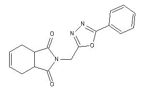 2-[(5-phenyl-1,3,4-oxadiazol-2-yl)methyl]-3a,4,7,7a-tetrahydroisoindole-1,3-quinone