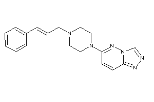 6-(4-cinnamylpiperazino)-[1,2,4]triazolo[3,4-f]pyridazine