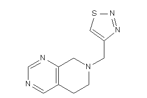 4-(6,8-dihydro-5H-pyrido[3,4-d]pyrimidin-7-ylmethyl)thiadiazole