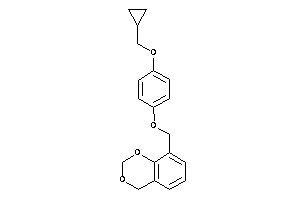 8-[[4-(cyclopropylmethoxy)phenoxy]methyl]-4H-1,3-benzodioxine