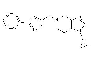 5-[(1-cyclopropyl-6,7-dihydro-4H-imidazo[4,5-c]pyridin-5-yl)methyl]-3-phenyl-isoxazole