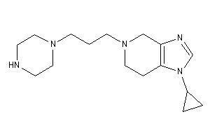 1-cyclopropyl-5-(3-piperazinopropyl)-6,7-dihydro-4H-imidazo[4,5-c]pyridine