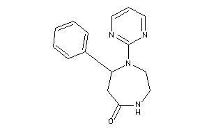 7-phenyl-1-(2-pyrimidyl)-1,4-diazepan-5-one