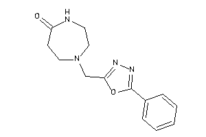 1-[(5-phenyl-1,3,4-oxadiazol-2-yl)methyl]-1,4-diazepan-5-one