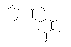 7-pyrazin-2-yloxy-2,3-dihydro-1H-cyclopenta[c]chromen-4-one
