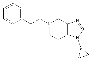 1-cyclopropyl-5-phenethyl-6,7-dihydro-4H-imidazo[4,5-c]pyridine
