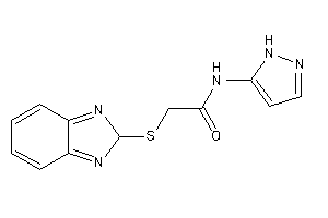 2-(2H-benzimidazol-2-ylthio)-N-(1H-pyrazol-5-yl)acetamide