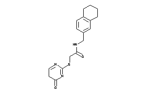 Image of 2-[(4-keto-5H-pyrimidin-2-yl)thio]-N-(tetralin-6-ylmethyl)acetamide