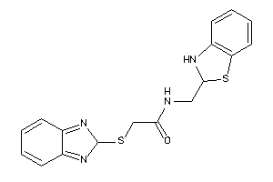 Image of 2-(2H-benzimidazol-2-ylthio)-N-(2,3-dihydro-1,3-benzothiazol-2-ylmethyl)acetamide