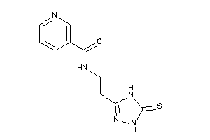 N-[2-(5-thioxo-1,4-dihydro-1,2,4-triazol-3-yl)ethyl]nicotinamide