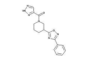 [3-(3-phenyl-1,2,4-oxadiazol-5-yl)piperidino]-(2H-triazol-4-yl)methanone