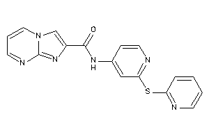 N-[2-(2-pyridylthio)-4-pyridyl]imidazo[1,2-a]pyrimidine-2-carboxamide