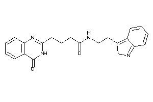 N-[2-(2H-indol-3-yl)ethyl]-4-(4-keto-3H-quinazolin-2-yl)butyramide