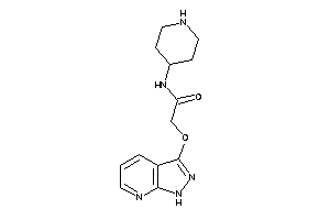 N-(4-piperidyl)-2-(1H-pyrazolo[3,4-b]pyridin-3-yloxy)acetamide