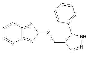 Image of 2-[(1-phenyl-2,5-dihydrotetrazol-5-yl)methylthio]-2H-benzimidazole