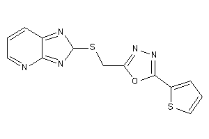 2-[(2H-imidazo[4,5-b]pyridin-2-ylthio)methyl]-5-(2-thienyl)-1,3,4-oxadiazole