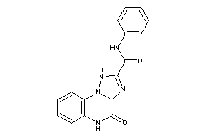 4-keto-N-phenyl-3a,5-dihydro-1H-[1,2,4]triazolo[1,5-a]quinoxaline-2-carboxamide