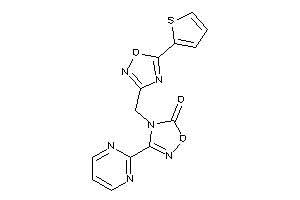 3-(2-pyrimidyl)-4-[[5-(2-thienyl)-1,2,4-oxadiazol-3-yl]methyl]-1,2,4-oxadiazol-5-one