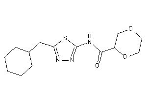 N-[5-(cyclohexylmethyl)-1,3,4-thiadiazol-2-yl]-1,4-dioxane-2-carboxamide