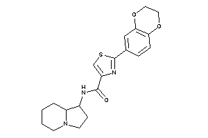 2-(2,3-dihydro-1,4-benzodioxin-6-yl)-N-indolizidin-1-yl-thiazole-4-carboxamide