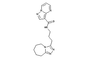 N-[3-(6,7,8,9-tetrahydro-5H-[1,2,4]triazolo[4,3-a]azepin-3-yl)propyl]pyrazolo[1,5-a]pyrimidine-3-carboxamide