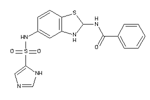 N-[5-(1H-imidazol-5-ylsulfonylamino)-2,3-dihydro-1,3-benzothiazol-2-yl]benzamide
