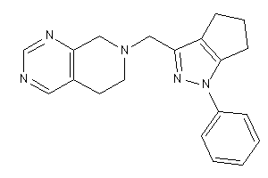 7-[(1-phenyl-5,6-dihydro-4H-cyclopenta[c]pyrazol-3-yl)methyl]-6,8-dihydro-5H-pyrido[3,4-d]pyrimidine