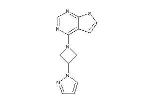 4-(3-pyrazol-1-ylazetidin-1-yl)thieno[2,3-d]pyrimidine