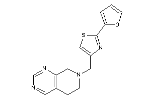 4-(6,8-dihydro-5H-pyrido[3,4-d]pyrimidin-7-ylmethyl)-2-(2-furyl)thiazole