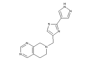 4-(6,8-dihydro-5H-pyrido[3,4-d]pyrimidin-7-ylmethyl)-2-(1H-pyrazol-4-yl)thiazole