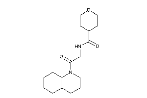 N-[2-(3,4,4a,5,6,7,8,8a-octahydro-2H-quinolin-1-yl)-2-keto-ethyl]tetrahydropyran-4-carboxamide