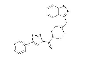 [4-(indoxazen-3-ylmethyl)piperazino]-(5-phenyl-3H-pyrazol-3-yl)methanone