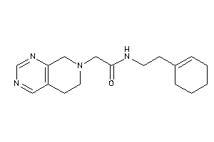 N-(2-cyclohexen-1-ylethyl)-2-(6,8-dihydro-5H-pyrido[3,4-d]pyrimidin-7-yl)acetamide