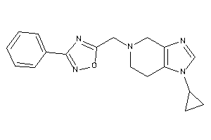 5-[(1-cyclopropyl-6,7-dihydro-4H-imidazo[4,5-c]pyridin-5-yl)methyl]-3-phenyl-1,2,4-oxadiazole