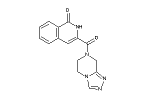 3-(6,8-dihydro-5H-[1,2,4]triazolo[4,3-a]pyrazine-7-carbonyl)isocarbostyril