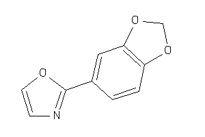 2-(1,3-benzodioxol-5-yl)oxazole