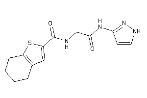 N-[2-keto-2-(1H-pyrazol-3-ylamino)ethyl]-4,5,6,7-tetrahydrobenzothiophene-2-carboxamide