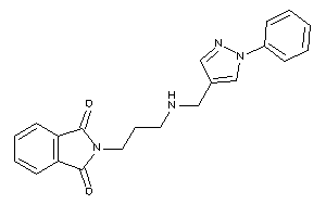 2-[3-[(1-phenylpyrazol-4-yl)methylamino]propyl]isoindoline-1,3-quinone