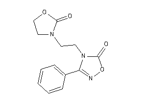 Image of 4-[2-(2-ketooxazolidin-3-yl)ethyl]-3-phenyl-1,2,4-oxadiazol-5-one