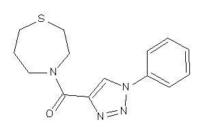 (1-phenyltriazol-4-yl)-(1,4-thiazepan-4-yl)methanone