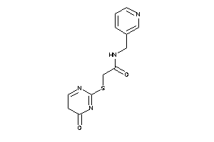 2-[(4-keto-5H-pyrimidin-2-yl)thio]-N-(3-pyridylmethyl)acetamide