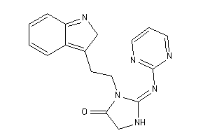 3-[2-(2H-indol-3-yl)ethyl]-2-(2-pyrimidylimino)-4-imidazolidinone