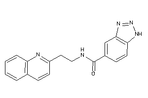 N-[2-(2-quinolyl)ethyl]-1H-benzotriazole-5-carboxamide