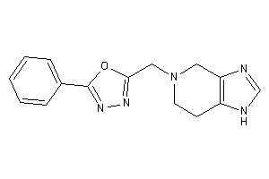 2-phenyl-5-(1,4,6,7-tetrahydroimidazo[4,5-c]pyridin-5-ylmethyl)-1,3,4-oxadiazole