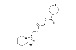 N-[2-keto-2-(5,6,7,8-tetrahydro-[1,2,4]triazolo[4,3-a]pyridin-3-ylmethylamino)ethyl]tetrahydropyran-4-carboxamide