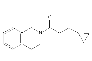 3-cyclopropyl-1-(3,4-dihydro-1H-isoquinolin-2-yl)propan-1-one