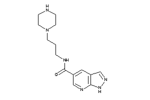 N-(3-piperazinopropyl)-1H-pyrazolo[3,4-b]pyridine-5-carboxamide